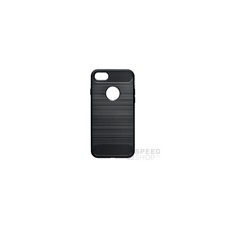 Forcell CARBON hátlavédő tok, Samsung A202 Galaxy A20e, fekete tok és táska