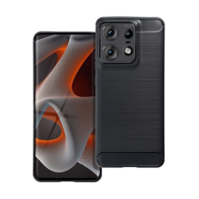 Forcell Carbon Motorola Edge 50 Pro szilikon tok, fekete tok és táska