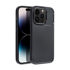 Forcell Carbon Premium hátlap tok, Apple iPhone 14 , fekete tok és táska