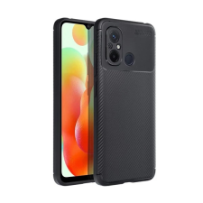Forcell Carbon Premium Xiaomi Redmi 12C szilikon tok fekete tok és táska