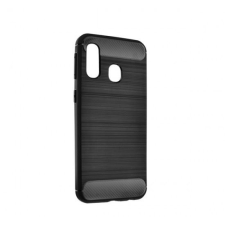 Forcell Carbon Samsung A405 Galaxy A40 hátlaptok fekete (37305) (fc37305) - Telefontok tok és táska