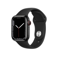 Forcell F-Design FA01 Apple Watch 42/44/45/49mm szíj, fekete okosóra kellék