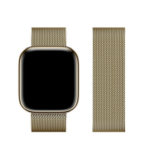 Forcell F-Design FA03 Apple Watch 42/44/45/49mm szíj, arany okosóra kellék