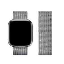 Forcell F-Design FA03 Apple Watch 42/44/45/49mm szíj, ezüst okosóra kellék