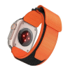 Forcell F-Design FA05 Apple Watch 42/44/45/49mm nylon szíj, narancssárga