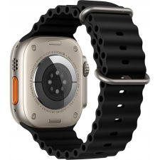 Forcell F-Design FA12 Apple Watch 42/44/45/49mm szíj, fekete ( ) okosóra kellék