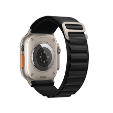 Forcell F-Design FA13 Apple Watch 42/44/45/49mm szíj, fekete okosóra kellék