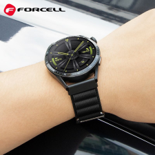 Forcell F-DESIGN FS05 szíj Samsung Watch 20mm fekete okosóra kellék