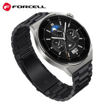 Forcell F-DESIGN FS06 szíj Samsung Watch 20mm fekete okosóra kellék