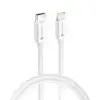  FORCELL F-ENERGY C901 kábel Type C - Lightning MFi PD 3A 30W 1 m fehér
