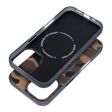 Forcell F-Protect Levels iPhone 16 ütésálló MagSafe tok, Camo, barna-szürke tok és táska