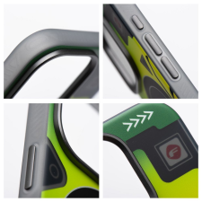 Forcell F-Protect MagSafe-kompatibilis tok Samsung Galaxy S25 Ultra - zöld mintás tok és táska