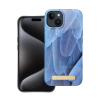 Forcell F-Protect Mirage Apple Iphone 14 Magsafe kompatibilis hátlap tok, madártoll minta, kék