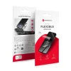 Forcell Flexible Nano Glass hibrid üveg fekete szegéllyel iPhone 16 Pro