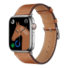 Forcell FORCELL F-DESIGN FA20 eco leather strap for APPLE Watch 42 / 44 / 45 / 49 mm brown