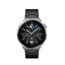 Forcell FS06 Samsung Watch 20mm fém szíj, fekete okosóra kellék
