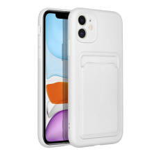 Forcell kártya tok iPhone 11 fehér tok és táska