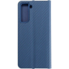 Forcell Luna Carbon Samsung Galaxy S21 Kék Telefontok (5903396088964)