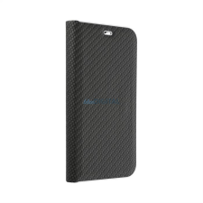 Forcell LUNA flipes Carbon Iphone 14 Pro Max ( 6.7 ) telefonhoz fekete tok és táska