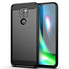 Forcell Motorola Moto G9 Play Forcell Carbon hátlap tok, fekete tok és táska