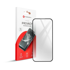 Forcell Privacy Glass betekintésvédett edzett üveg fekete szegéllyel iPhone 15 Pro Max mobiltelefon kellék