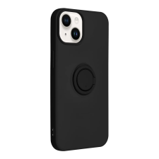Forcell SILICONE RING tok IPHONE 14 fekete tok és táska