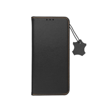 Forcell Smart Pro bőr flip tok Samsung Galaxy S21 FE, fekete tok és táska