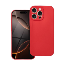 Forcell Soft iPhone 16 Pro Max szilikon tok, piros tok és táska