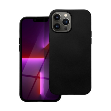 Forcell Szilikon LITE hátlap tok Apple iPhone 14 Pro Max, fekete tok és táska