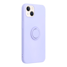 Forcell Telefontok iPhone 14 - Forcell Silicone Ring lila tok kitámasztóval tok és táska