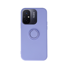 Forcell Telefontok Xiaomi Redmi 12C - Forcell Silicone Ring lila tok kitámasztóval tok és táska
