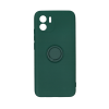 Forcell Telefontok Xiaomi Redmi A2 - Forcell Silicone Ring zöld tok kitámasztóval