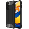 Forcell Telefontok Xiaomi Redmi Note 11S - Forcell Defender II fekete ütésálló hátlap tok