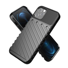 Forcell Thunder hátlap tok Apple iPhone 13 Pro Max, fekete tok és táska