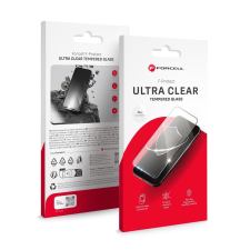 Forcell Ultra Clear Glass edzett üveg fekete szegéllyel iPhone 12 Pro Max mobiltelefon kellék