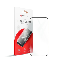 Forcell Ultra Clear Glass edzett üveg fekete szegéllyel Xiaomi Redmi 14C mobiltelefon kellék