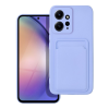 Forcell Xiaomi Redmi Note 12 4G / LTE Telefontok - Forcell Card - kékes- lila kártyatartós szilikon hátlap tok