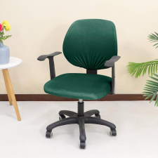 Forcheer Forgószék Huzat (bársonyos, 2 részes, sötétzöld) lakástextília