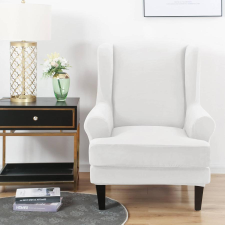 Forcheer Füles Fotel Huzat (bársonyos, fehér) lakástextília