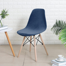 Forcheer Kagylószék Huzat (bársonyos, tengerészkék) lakástextília