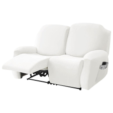 Forcheer Relax Fotel Huzat (bársonyos, 2 üléses, fehér, rugalmas) lakástextília