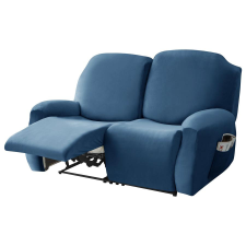Forcheer Relax Fotel Huzat (bársonyos, 2 üléses, kék, rugalmas) lakástextília
