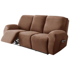 Forcheer Relax Fotel Huzat (bársonyos, 3 üléses, barna, rugalmas) lakástextília