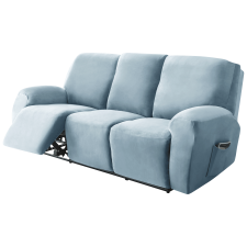 Forcheer Relax Fotel Huzat (bársonyos, 3 üléses, égszínkék, rugalmas) lakástextília