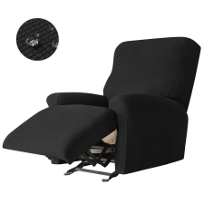 Forcheer Relax Fotel Huzat (enyhén vízlepergető, 1 üléses, fekete, rugalmas) lakástextília
