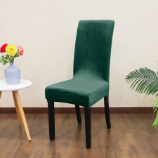 Forcheer SzékHuzat teljes székre (bársonyos, sötétzöld) lakástextília