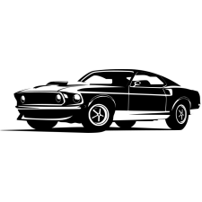Ford Mustang 429 Boss autó dekoráció