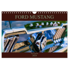  Ford Mustang - Die Legende (Wandkalender 2024 DIN A4 quer), CALVENDO Monatskalender – Peter Schürholz naptár, kalendárium