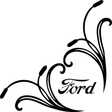 Ford oldalüveg matrica 01 autó dekoráció