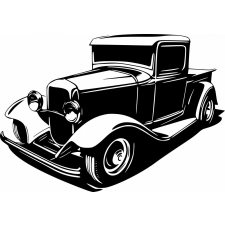 Ford Retro Ford 70cm x 50cm autó dekoráció